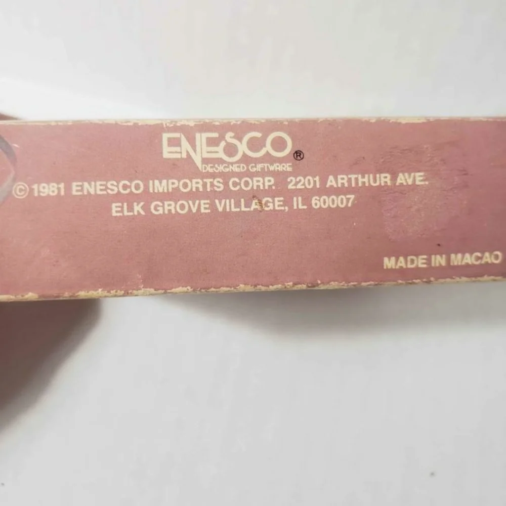 Vtg Enesco Cake Candle Toppers - Train Drum Jack-in- the-Box Teddy Bear Toy